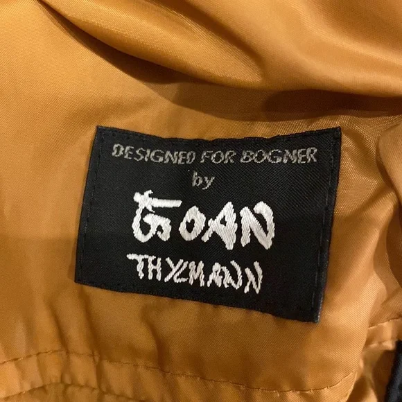 Bogner black down jacket